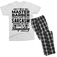 Im A Master Barber Hipster Men's T-shirt Pajama Set | Artistshot