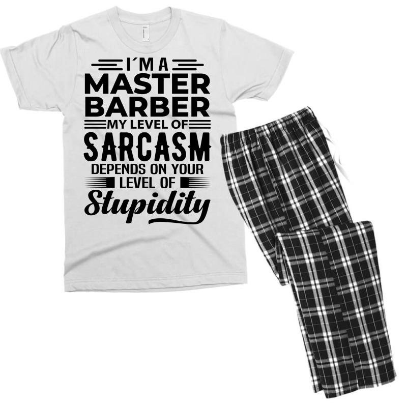 Im A Master Barber Hipster Men's T-shirt Pajama Set | Artistshot