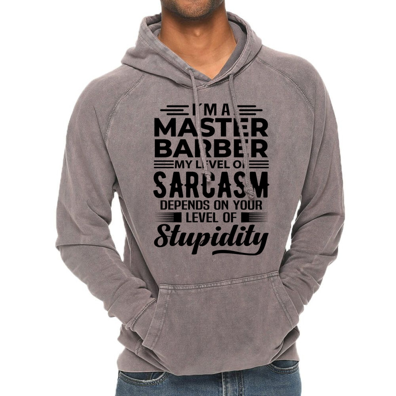 Im A Master Barber Hipster Vintage Hoodie | Artistshot