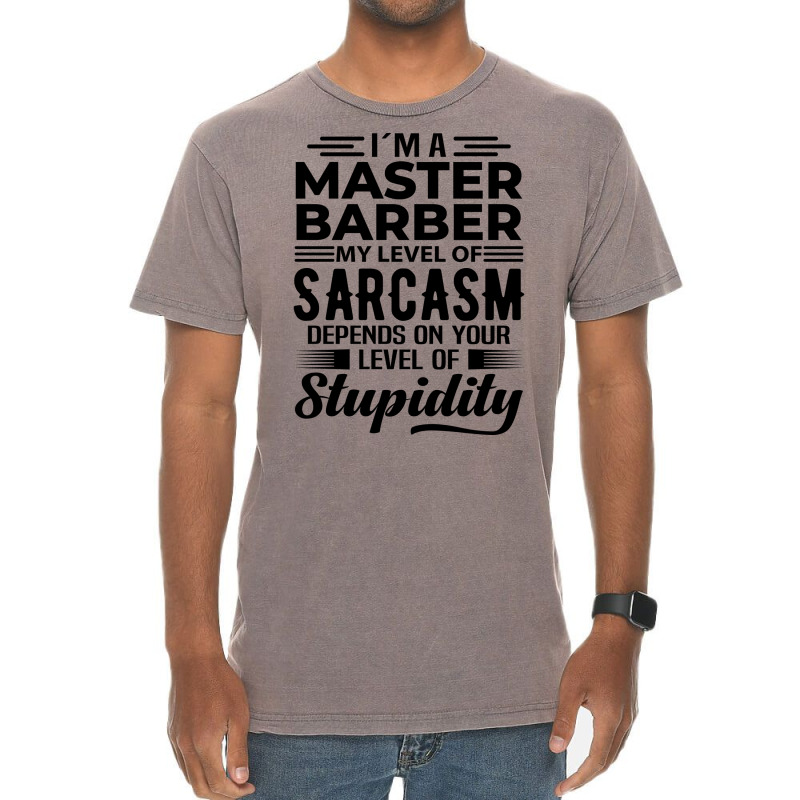 Im A Master Barber Hipster Vintage T-shirt | Artistshot