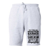 Im A Master Barber Hipster Fleece Short | Artistshot