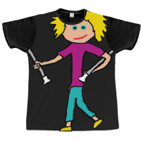 Baton Twirling Love Graphic T-shirt | Artistshot