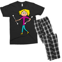 Baton Twirling Love Men's T-shirt Pajama Set | Artistshot