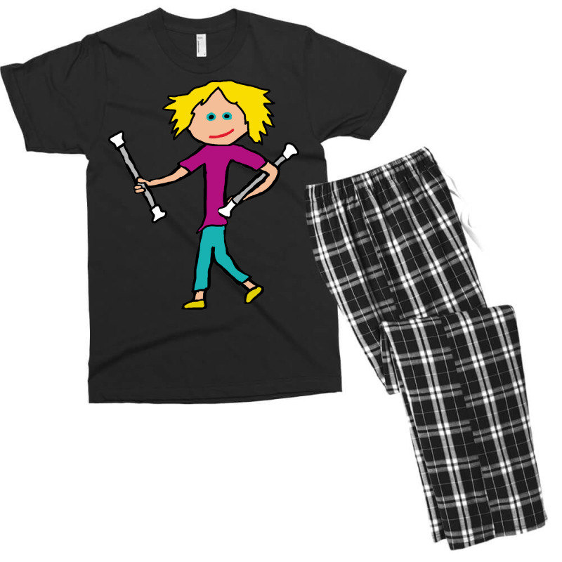 Baton Twirling Love Men's T-shirt Pajama Set by strosesimonsf | Artistshot