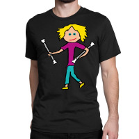 Baton Twirling Love Classic T-shirt | Artistshot