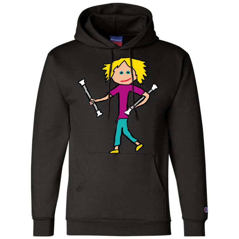 Baton Twirling Love Champion Hoodie by strosesimonsf | Artistshot