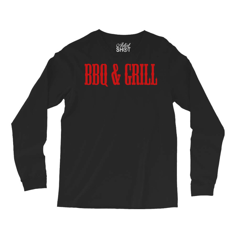 Bbq 80s Long Sleeve Shirts by strosesimonsf | Artistshot