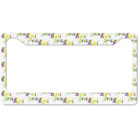 Mardi Gras Costume Party Long Sleeve T Shirt License Plate Frame | Artistshot