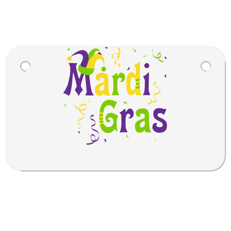 Mardi Gras Costume Party Long Sleeve T Shirt Motorcycle License Plate | Artistshot