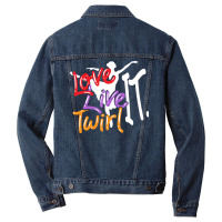 Baton Twirling Love Live Twirl It Men Denim Jacket | Artistshot