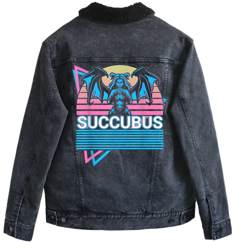 Succubus Demon Mesopotamia Mythology T Shirt Unisex Sherpa-Lined Denim Jacket by chomibe | Artistshot