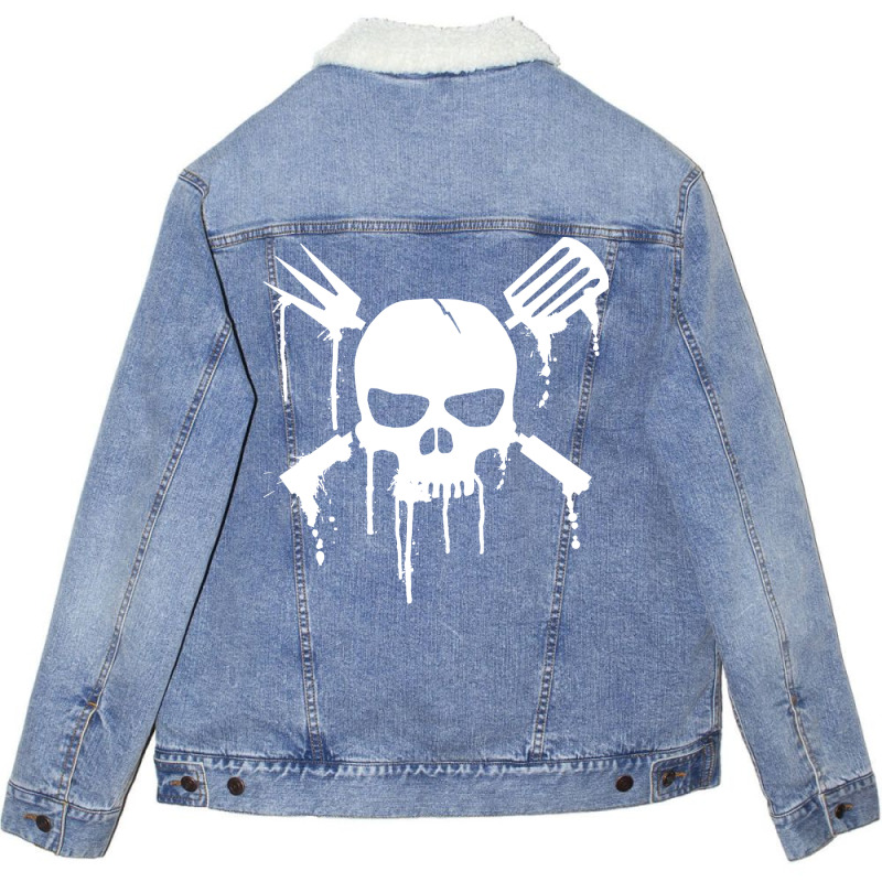 Bbq  Girl Unisex Sherpa-Lined Denim Jacket by strosesimonsf | Artistshot