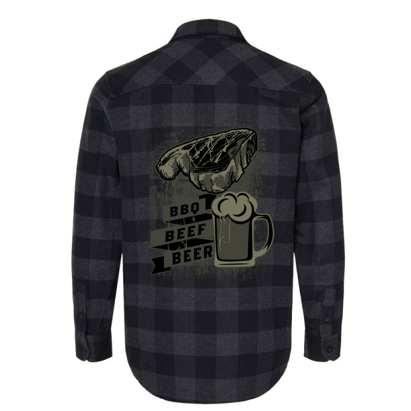 Bbq Beef Beer Nostalgia Flannel Shirt by strosesimonsf | Artistshot