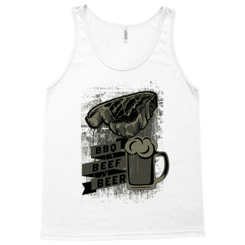 Bbq Beef Beer Nostalgia Tank Top by strosesimonsf | Artistshot