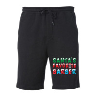 Santas Favorite Barber Christmas Holiday Gift Gift Fleece Short | Artistshot