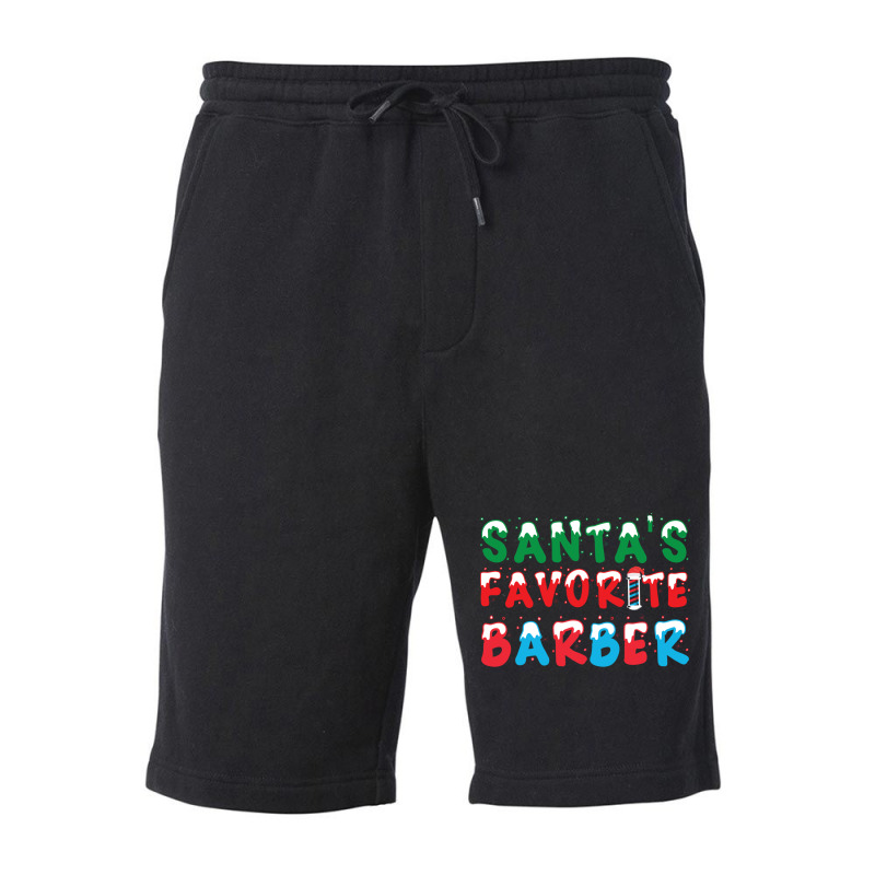 Santas Favorite Barber Christmas Holiday Gift Gift Fleece Short | Artistshot