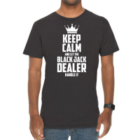 Croupier Casino Black Jack Dealer Banker Love Vintage T-shirt | Artistshot