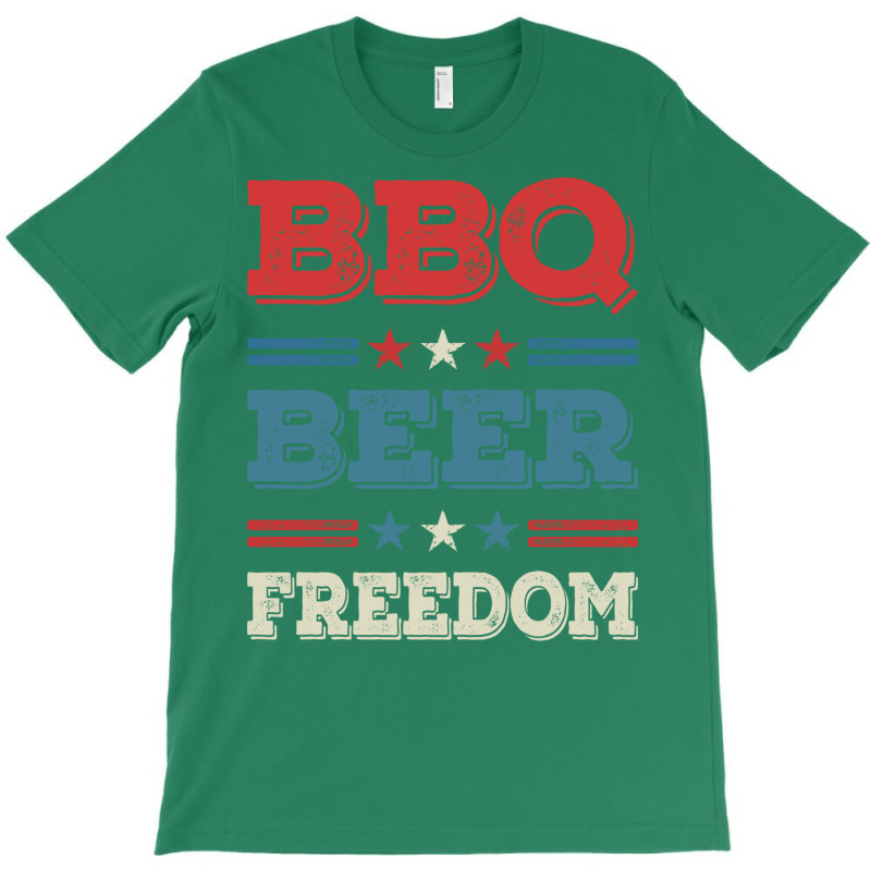 Bbq Beer Freedom Texas Bbq Design For Him Funny T-Shirt by strosesimonsf | Artistshot