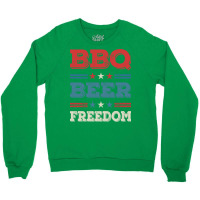 Bbq Beer Freedom Texas Bbq Design For Him Funny Crewneck Sweatshirt | Artistshot