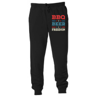 Bbq Beer Freedom Texas Bbq Design For Him Funny Unisex Jogger | Artistshot