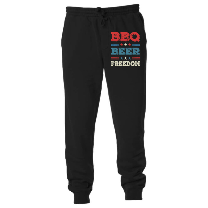 Bbq Beer Freedom Texas Bbq Design For Him Funny Unisex Jogger by strosesimonsf | Artistshot