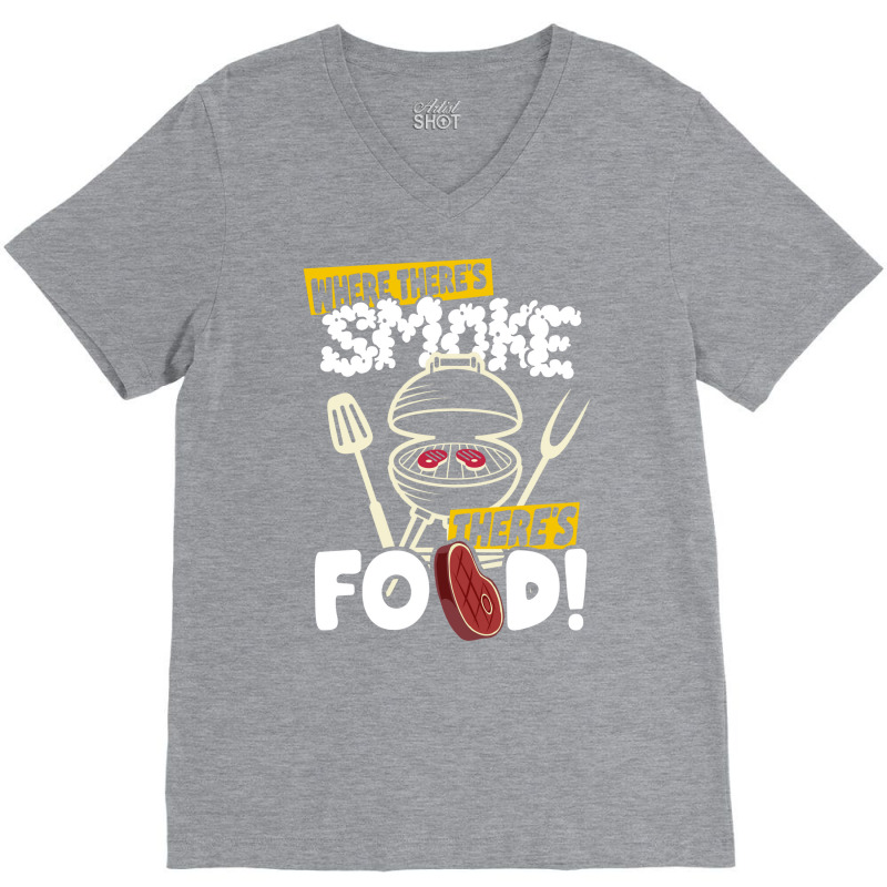 Bbq Aesthetic V-Neck Tee by strosesimonsf | Artistshot