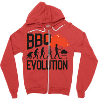 Bbq Evolution Grill Barbecue Kochen Mann Vater Boy Zipper Hoodie | Artistshot