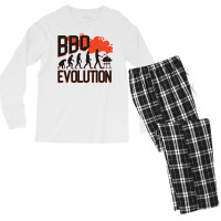 Bbq Evolution Grill Barbecue Kochen Mann Vater Boy Men's Long Sleeve Pajama Set | Artistshot