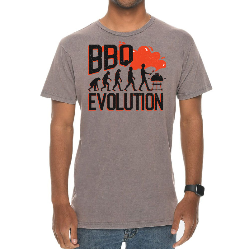 Bbq Evolution Grill Barbecue Kochen Mann Vater Boy Vintage T-Shirt by strosesimonsf | Artistshot