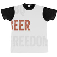 Beer Bbq Freedom Texas Bbq Design For Him Love Graphic T-shirt | Artistshot