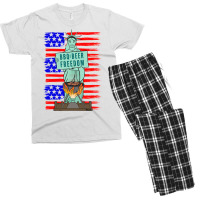 Bbq Beer Freedom Liberty Trending Men's T-shirt Pajama Set | Artistshot