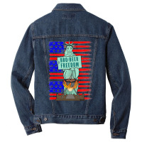 Bbq Beer Freedom Liberty Trending Men Denim Jacket | Artistshot