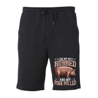 But Rubbed Quote Fleece Short | Artistshot