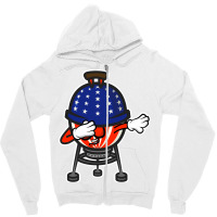 Dabbing Usa Bbq Grill Tumblr Zipper Hoodie | Artistshot