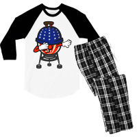 Dabbing Usa Bbq Grill Tumblr Men's 3/4 Sleeve Pajama Set | Artistshot