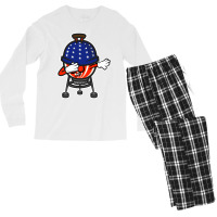 Dabbing Usa Bbq Grill Tumblr Men's Long Sleeve Pajama Set | Artistshot