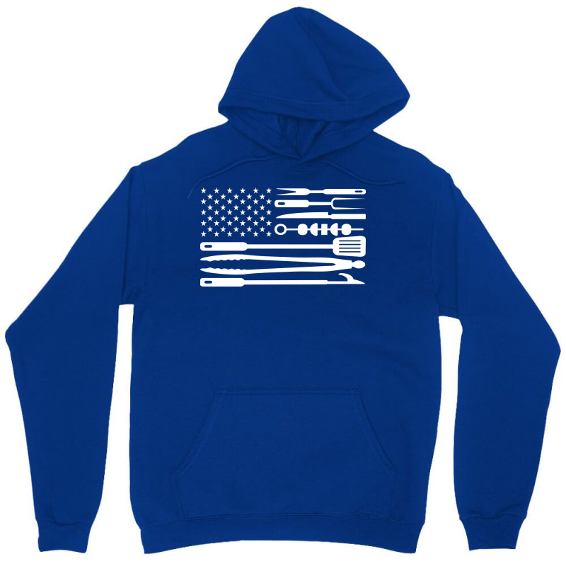 Bbq Flag Aesthetic Unisex Hoodie by strosesimonsf | Artistshot