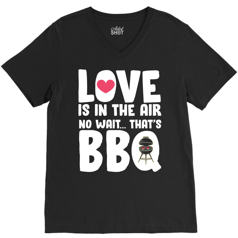 Bbq Girl V-Neck Tee by strosesimonsf | Artistshot