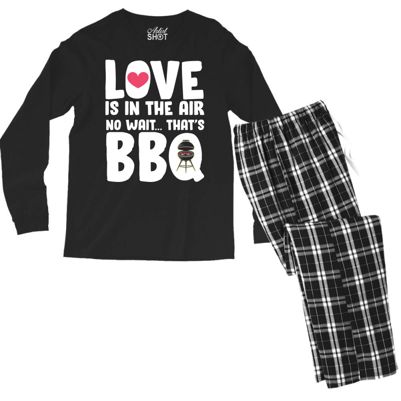 Bbq Girl Men's Long Sleeve Pajama Set by strosesimonsf | Artistshot