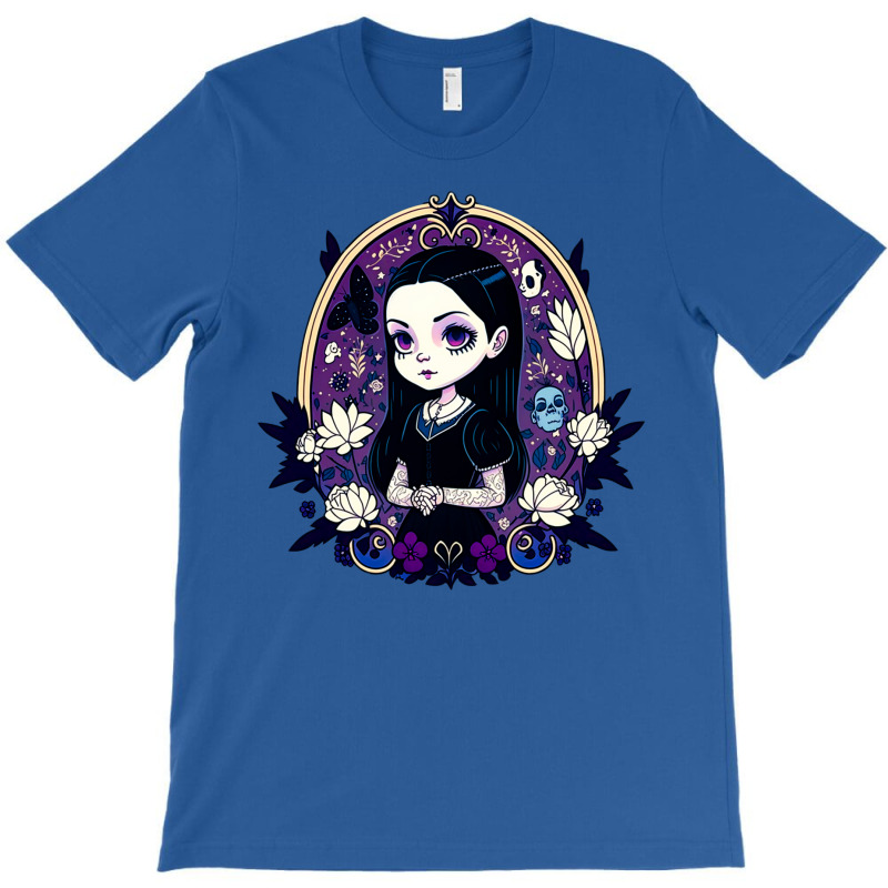 A Mysterious Girl   Wednesday   Vector Art T-shirt | Artistshot