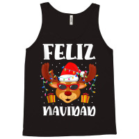 Feliz Navidad Outfit Reindeer Santa Spanish Christ Tank Top | Artistshot