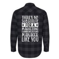 Theres No Substitue For A Marketing Communications Flannel Shirt | Artistshot