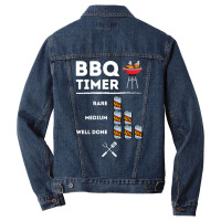 Beer Bbq Timer Trending Men Denim Jacket | Artistshot