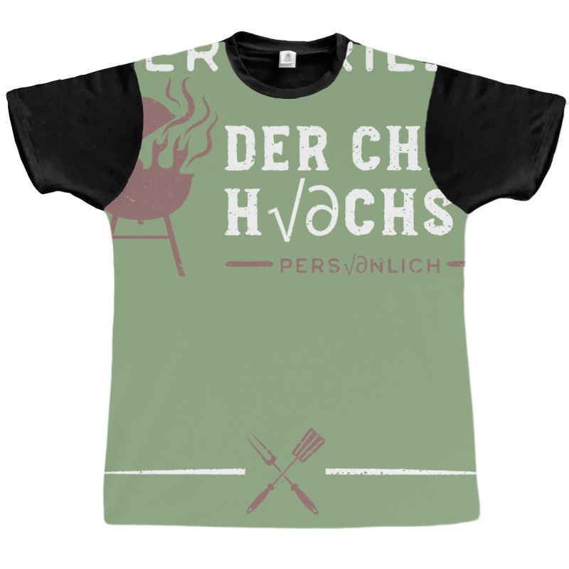 Hier Grillt Der Chef Hchst Persnlich Stars Graphic T-shirt by strosesimonsf | Artistshot