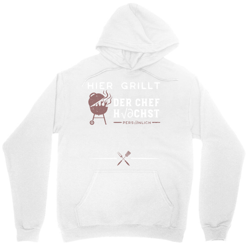 Hier Grillt Der Chef Hchst Persnlich Stars Unisex Hoodie by strosesimonsf | Artistshot