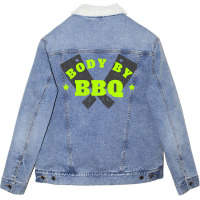 Body By Bbq 80s Stars Unisex Sherpa-lined Denim Jacket | Artistshot