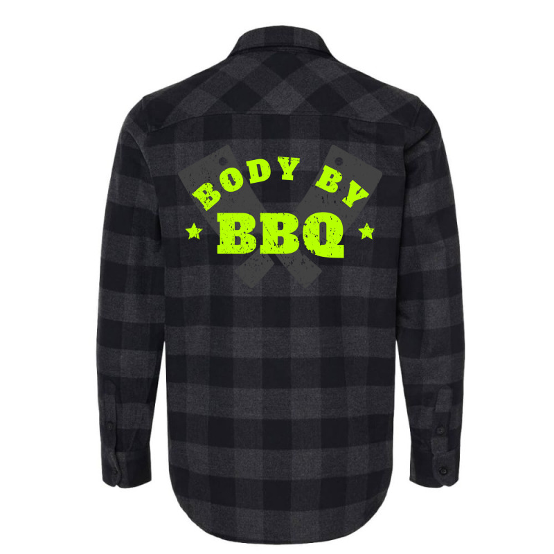 Body By Bbq 80s Stars Flannel Shirt by strosesimonsf | Artistshot