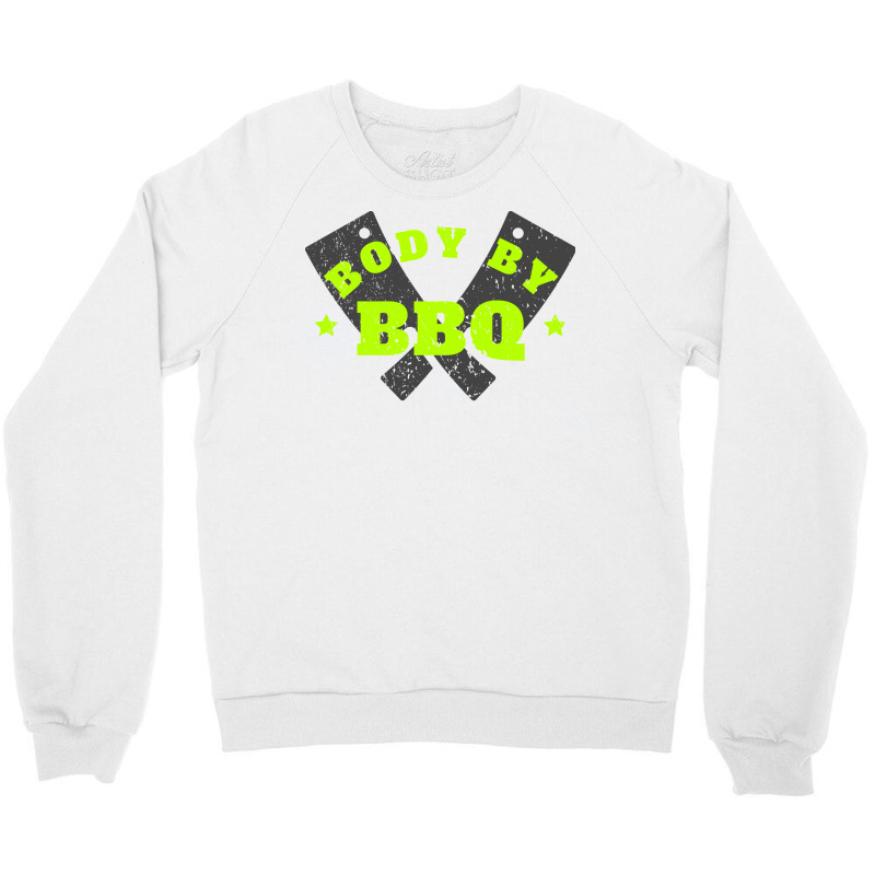 Body By Bbq 80s Stars Crewneck Sweatshirt by strosesimonsf | Artistshot