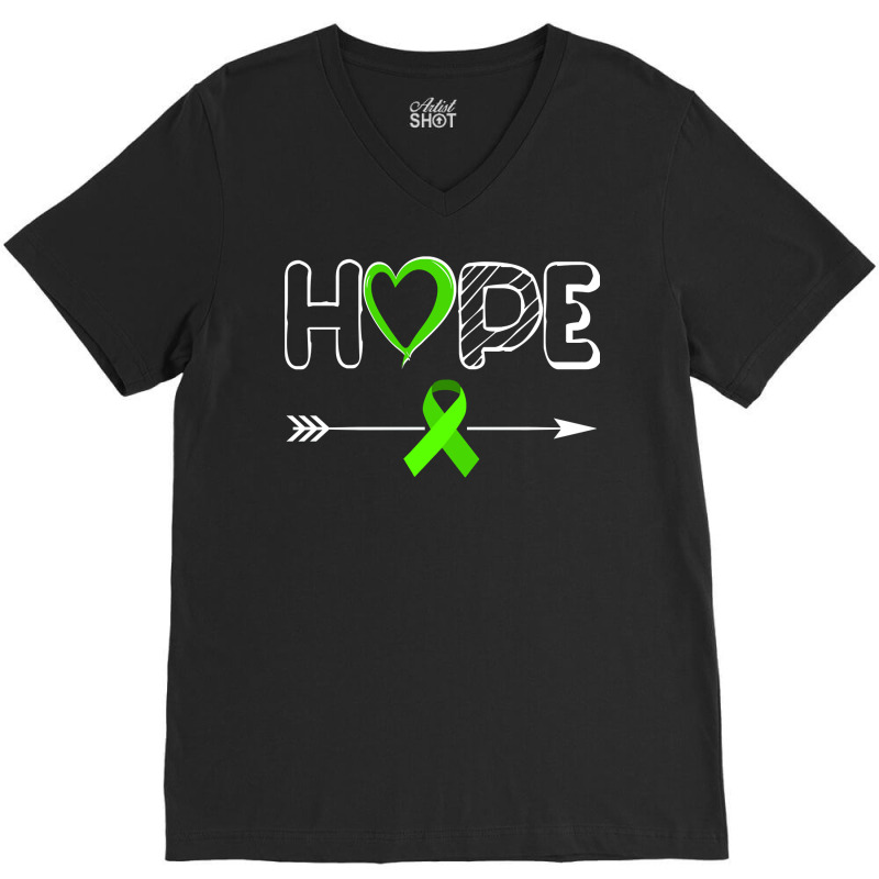 Hope Products Lymphoma Products Ribbon Lymphoma Aw V-neck Tee | Artistshot