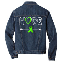 Hope Products Lymphoma Products Ribbon Lymphoma Aw Men Denim Jacket | Artistshot